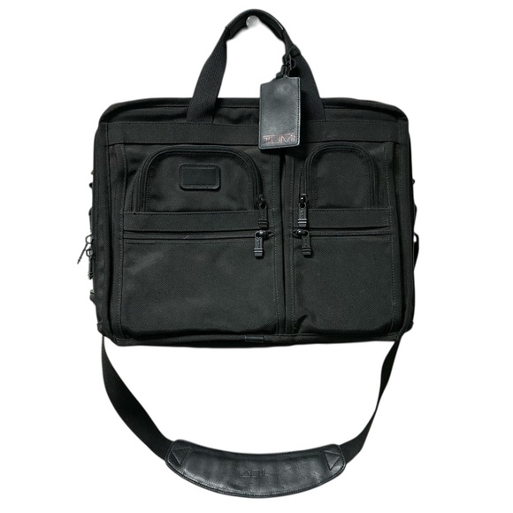 Tumi Other - Tumi Deluxe Black Nylon Durable Organizer Laptop Briefcase